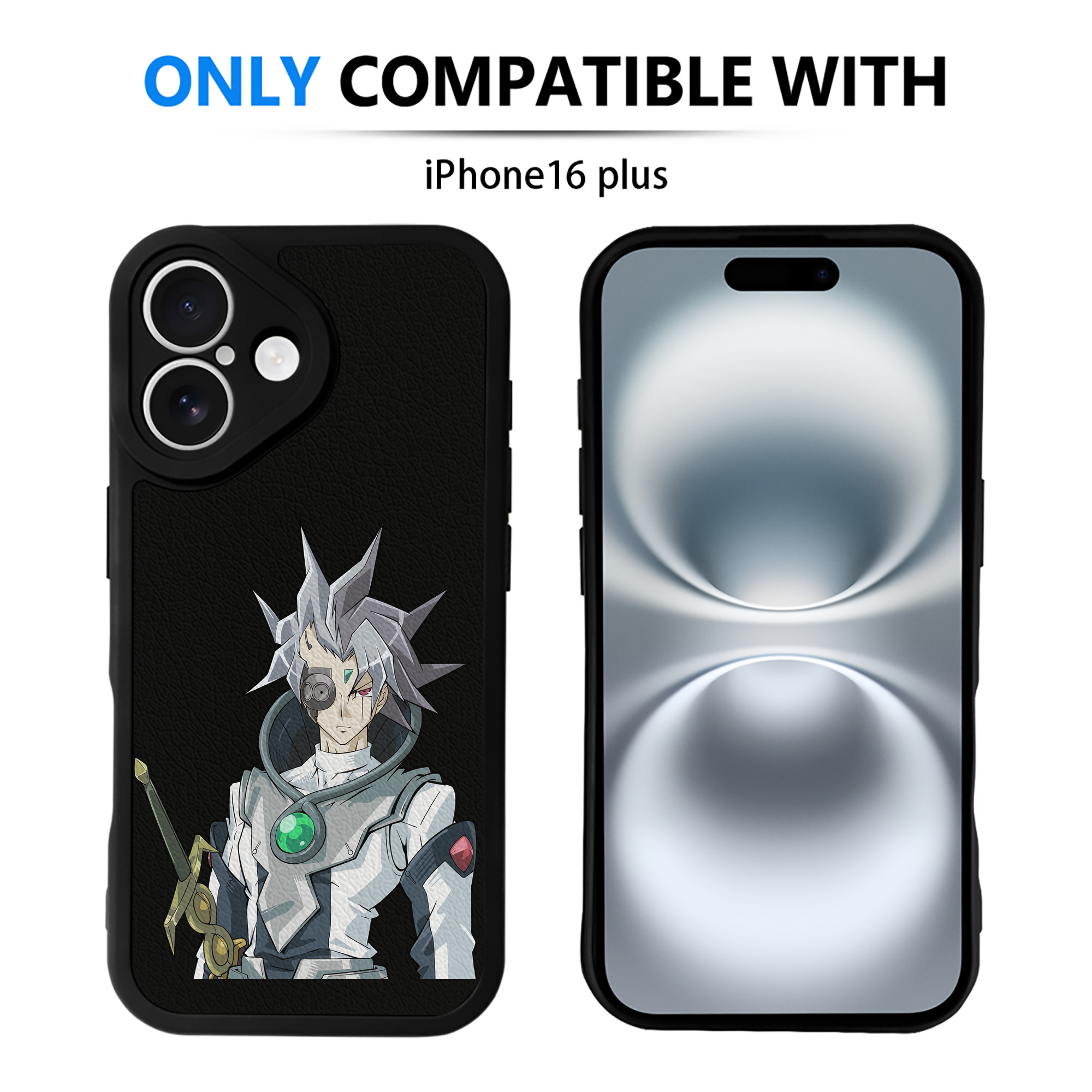 遊☆戯☆王 Yu-Gi-Oh! 【iPhone 16シリーズ対応】シリコンスマホケース（レザー調） 材質：シリコン